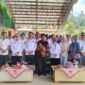 Foto bersama usai halal bihalal dan perpisahan Plt Kepala BKAD Tanggamus di  Destinasi Wisata Way Lalaan, Rabu 1 April 2026 | Herdi/Media Prioritastv.com.