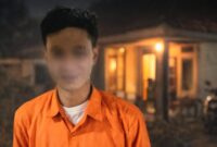 Tersangka BI (30) yang ditangkap di rumah istri sirinya di Pagelaran, Pringsewu, Rabu 1 April 2026 | Dok. Humas Polres Pringsewu.