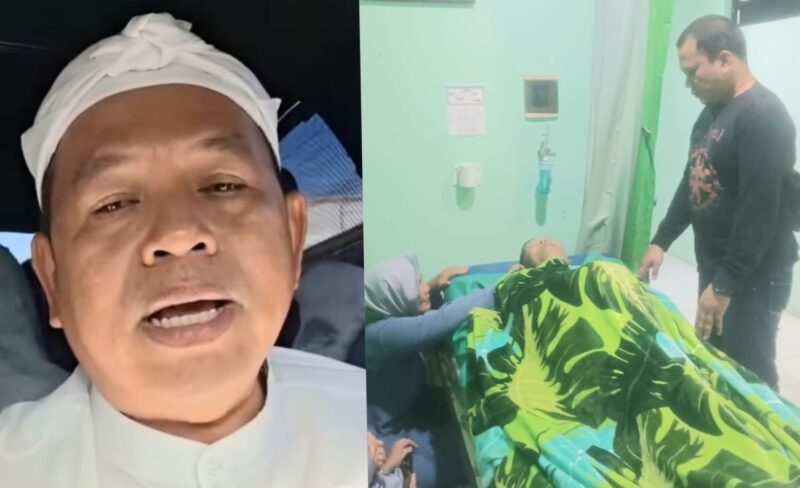 Kolase foto Gubernur Jawa Barat KDM saat memberikan pernyataan permohonan maaf melalui akun media sosialnya, Senin, 6 April 2026 dan saat korban dalam penanganan medis Sabtu, 4 April 2026 | ist/Media Prioritastv.com.