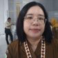 Direktur Rumah Sakit Umun Daerah Batin Mangunang (RSUD-BM) dr. Theresia Hutabarat saat memberikan keterangan pers usai peresmian, Selasa 7 April 2026 | Herdi/Media Prioritastv.com.