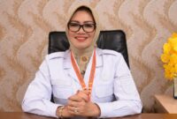 Plt Kepala BKAD Tanggamus Afrida Susanti saat memberikan keterangan, Selasa 14 April 2026 | Herdi/Media Prioritastv.com.