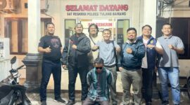 Tersangka GK yang berhasil ditangkap polisi di Register 45 Mesuji, Lampung, Sabtu 11 April 2026 | Dok. Humas Polres Tulang Bawang.
