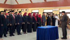 Pengucapan sumpah janji 51 kepala SMAN/SMKN oleh Kadisdik Lampung, Selasa 14 April 2026 | ist/Media Prioritastv.com.
