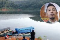 Lokasi dilaporkannya tenggelam Misroni (35) di genangan bendungan batu tegi, Talang 20 Pekon Air Naningan, Kecamatan Air Naningan, Tanggamus, Sabtu 18 April 2026 | ist/Media Prioritastv.com.