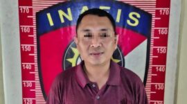 Tersangka pemerasan, Ahmad Effendi setelah ditangkap polisi | Dok : Polres Lampung Timur.