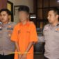Terduga pelaku AF saat digiring polisi ke sel tahanan Polres Pringsewu, Rabu 22 April 2026 | Dok : Humas Polres Pringsewu.
