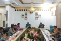 Suasana pertemuan Pemkab Tanggamus dan BPOM dalam wacana pembentukan UPT BPOM di Talang Padang, Kamis 23 April 2026 | Herdi/Media Prioritastv.com.