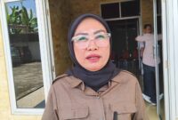 Ketua DPRD Kota Metro, Ria Hartini saat memberikan keterangan pers, Rabu 22 April 2026 | Raditya/Media Prioritastv.com.
