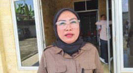 Ketua DPRD Kota Metro, Ria Hartini saat memberikan keterangan pers, Rabu 22 April 2026 | Raditya/Media Prioritastv.com.