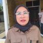 Ketua DPRD Kota Metro, Ria Hartini saat memberikan keterangan pers, Rabu 22 April 2026 | Raditya/Media Prioritastv.com.