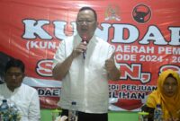 Sudin, S.E., menyapa langsung warga dalam Kundapil di Pekon Sukoharjo II, membawa pesan tegas: lawan narkoba, jauhi judi online, dan lindungi masa depan generasi.(Foto: Prioritastv.com/Istimewa)