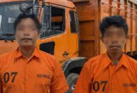 Kedua tersangka yang berhasil diamankan polisi pada 20 dan 25 April 2026 lalu | Dok. Humas Polres Pringsewu.