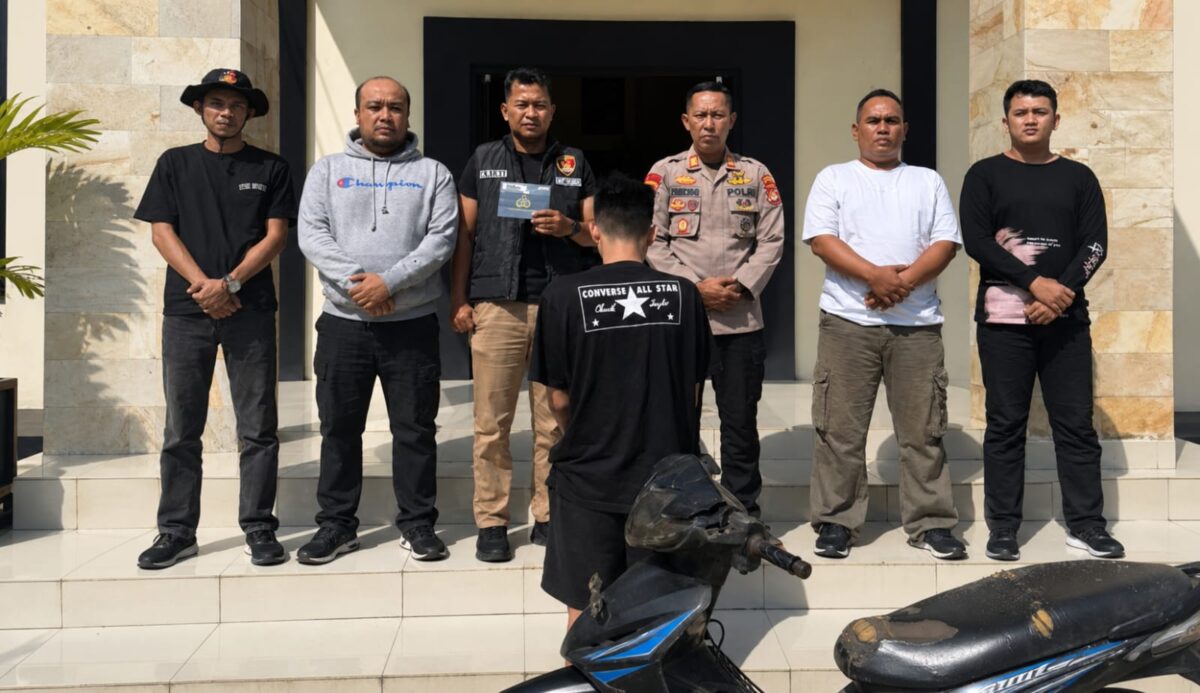 Tersangka TIW yang berhasil diamankan sebelum dijebloskan ke penjara, Sabtu 2 Meo 2026 | Dok. Humas Polres Tanggamus.