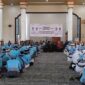Para jamaah haji Tanggamus sebelum dilepas Bupati di Islamic Center Kota Agung, Kamis 7 Mei 2026 | Herdi/Media Prioritastv.com.