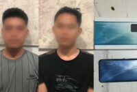 Beli HP Hasil Jambret di Jalan Lintas Barat, Dua Pemuda Tanggamus Dibekuk Polisi dan 3 Rekannya DPO