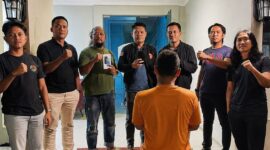 Tersangka FH saat diamankan Tekab 308 Presisi Polres Tanggamus, Minggu 10 Mei 2026, malam | Dok. Humas Polres Tanggamus.
