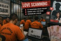 Dari Dalam Rutan Kotabumi, 137 Narapidana Diduga Tipu 1.200 Korban Lewat Modus Asmara Online Berseragam Aparat, Kerugian Rp1,4 Miliar