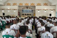 Rangkaian pembukaan seleksi nasional magang Jepang yang dibuka Bupati Tanggamus H. Moh. Saleh Asnawi di GFU Islamic Center Kota Agung, Senin 11 Mei 2026 | Herdi/Media Prioritastv.com.