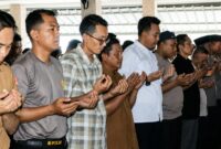 Shalat Ghaib untuk Bripka Anumerta Arya Supena Digelar di Masjid Hidayatullah Polres Tanggamus