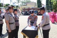 Tiga Kasat, Satu Kasi di Polres Tanggamus dan Lima Kapolsek Berganti