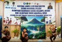 Tampilan memukau pelajar SDN 1 Tekad Pulau Panggung, Tanggamus | Herdi/Media Prioritastv.com.