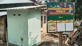 Salah satu MCK yang selesai dibangun TMMD 128 Kodim 0424 Tanggamus, Minggu 17 Mei 2026 | Herdi/Media Prioritastv.com.