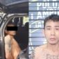 Tersangka sesaat setelah ditangkap dan saat dibawa ke Jatanras Polda Lampung, Senin 18 Mei 2026 | Dok. Humas Polda Lampung.