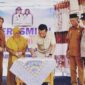 Bupati Pringsewu, Riyanto Pamungkas saat meresmikan SDN 1 Gunung Raya, Pagelaran Utara, Senin 18 Mei 2026 | Dok. Humas Pemkab Pringsewu.