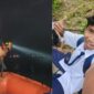 Kolase foto saat tim SAR melakukan penyisiran perairan dan foto korban yang beredar, Senin 18 Mei 2026 | ist/Media Prioritastv.com.