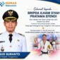 Flyer ucapan Wabup Tanggamus kepada Bripda Ilhamsyah Pratama | Dok. Kominfo Tanggamus.