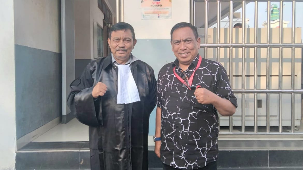 Advokat BRM Aritonang saat di Pengadilan Negeri Jakarta Barat, Selasa (19/5/2026) | Ubay/Media Prioritastv.com.
