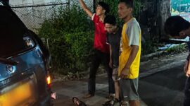 Korban saat tergeletak usai ditembak OTK di kawasan Metro Barat, Lampung, Sabtu 23 Mei 2026, malam | ist/Media Prioritastv.com.