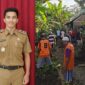 Kolase foto kepala desa Medayu, Anugeah Elan Septian dan saat warga Desa Medayu, Wanadadi, Banjarnegara, Jawa Tengah ketika gotong royong, Minggu 24 Mei 2026 | Faisal/Media Prioritastv.com.