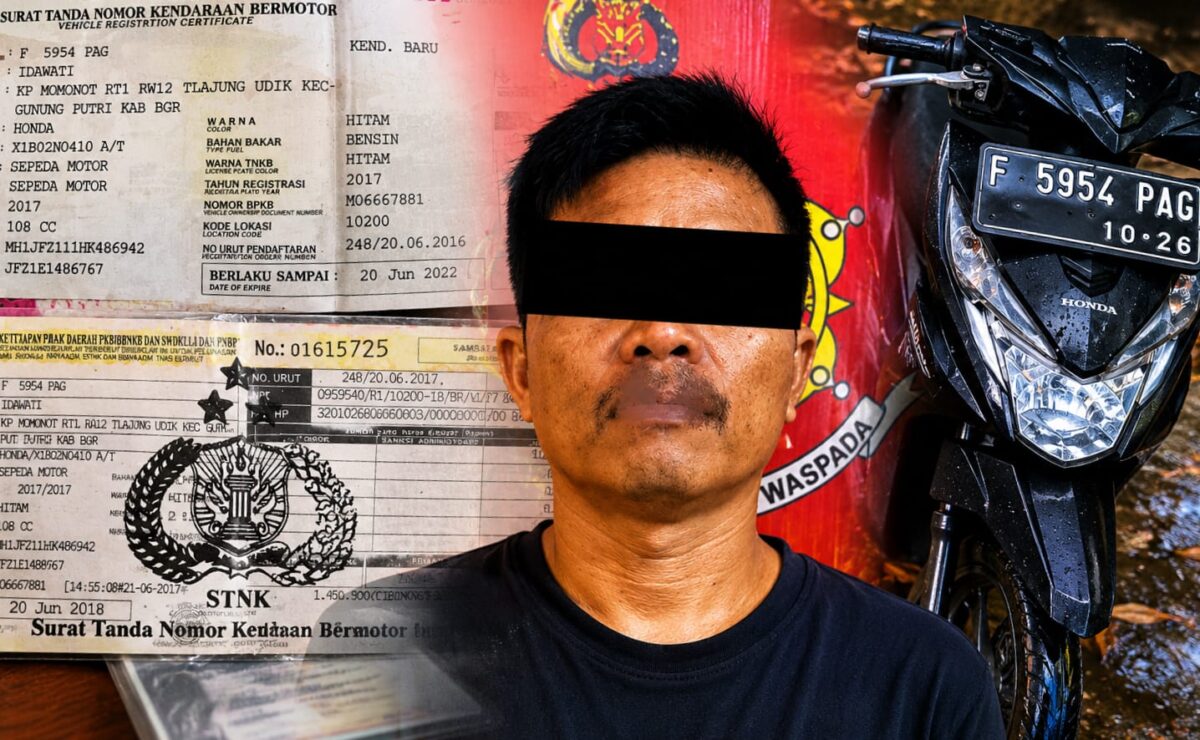 Tersangka Curanmor inisial Z yang berhasil ditangkap tim gabungan Polres Pesisir Barat, Jumat 22 Mei 2026 | ist/Media Prioritastv.com.