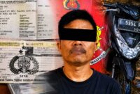 Tersangka Curanmor inisial Z yang berhasil ditangkap tim gabungan Polres Pesisir Barat, Jumat 22 Mei 2026 | ist/Media Prioritastv.com.