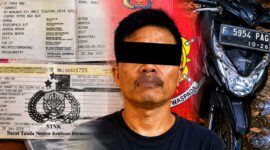 Tersangka Curanmor inisial Z yang berhasil ditangkap tim gabungan Polres Pesisir Barat, Jumat 22 Mei 2026 | ist/Media Prioritastv.com.