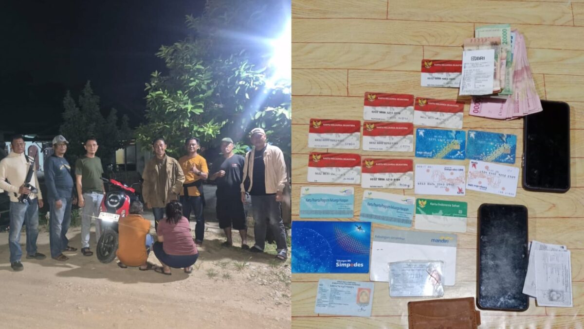 Tersangka SA bersama suaminya yang berhasil diamankan polisi di Kabupaten Pringsewu, Minggu 24 Mei 2026 | Dok. Humas Polres Tulang Bawang.