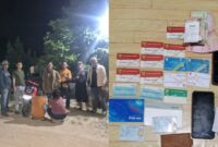 Tersangka SA bersama suaminya yang berhasil diamankan polisi di Kabupaten Pringsewu, Minggu 24 Mei 2026 | Dok. Humas Polres Tulang Bawang.