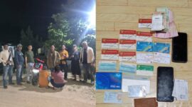 Tersangka SA bersama suaminya yang berhasil diamankan polisi di Kabupaten Pringsewu, Minggu 24 Mei 2026 | Dok. Humas Polres Tulang Bawang.