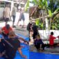Kolase foto penyembelihan hewan qurban di Masjid Jami Al-Ikhlas Pagelaran Pringsewu, Rabu 27 Mei 2026 | Samuel/Media Prioritastv.com.