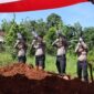 Tembakan Salvo iringi pemakaman Almarhum Aiptu Putra Alam di Bandar Lampung, Jumat 29 Mei 2026 | Dok. Humas Polres Tanggamus.