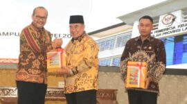 Penyampain WTP Kabupaten Tanggamus oleh BPK RI Perwakilan Lampung kepada Bupati H. Moh. Saleh Asnawi, Jumat 29 Mei 2026 | Dok. Kominfo Tanggamus.