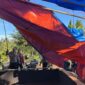 Tim gabungan saat membongkar arena perjudian sabung ayam di Pekon Sinar Mancak, Pulau Panggung, Tanggamus, Sabtu 30 Mei 2026 | Dok. Humas Polres Tanggamus.