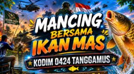 Flyer Mancing Ikan Mas Kodim 0424 Tanggamus | ist/Media Prioritastv.com.