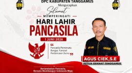 Flyer Ucapan Hari Lahir Pancasila Ketua Granat Tanggamus | ist/Media Prioritastv.com.