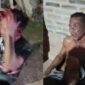 Kolase foto saat tersangka diamankan warga dan saat diinterogasi usai tertangka di Gading Rejo, Jumat 5 Juni 2026 | ist/Media Prioritastv.com.