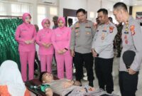 Setetes Darah, Sejuta Manfaat: Polres Tanggamus Sambut Hari Bhayangkara ke-80 dengan Donor Darah