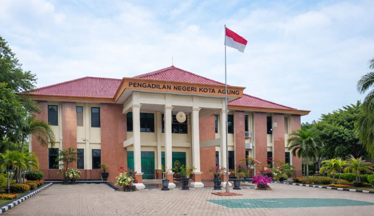 Kantor Pengadilan Negeri Kota Agung di Kabupaten Tanggamus | ist/Media Prioritastv.com.