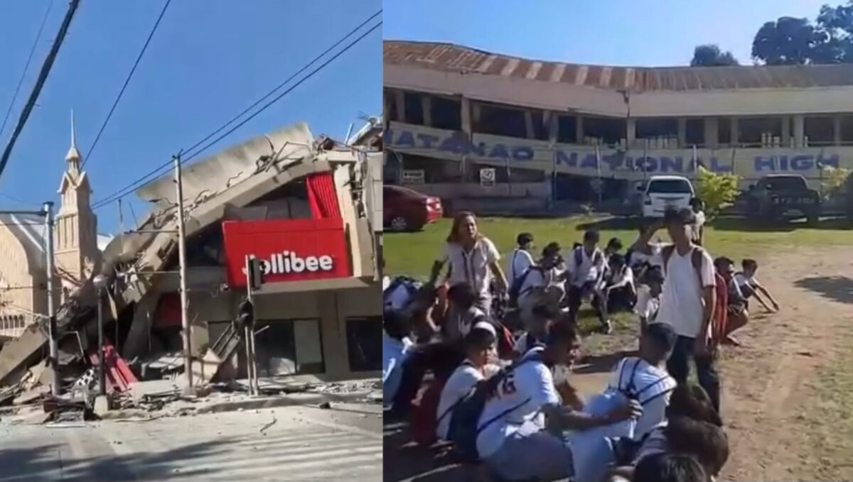 Bangunan dan sekolah yang ambruk di Mindanao paska gempa 7,8 Magintudo di Filipina, Senin 8 Juni 2026 | ist/Media Prioritastv.com.