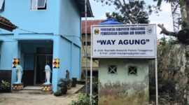 Kantor Perumda Way Agung Kabupaten Tanggamus diabadikan Senin 8 Juni 2026 | Herdi/Media Prioritastv.com.